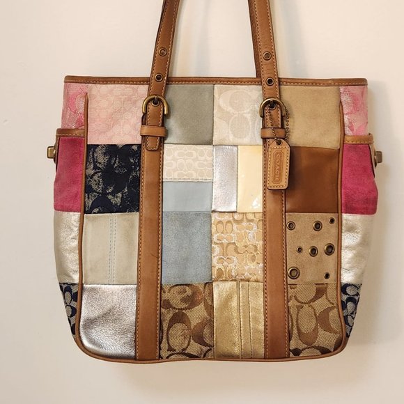 Coach Patchwork Tote Handbag
